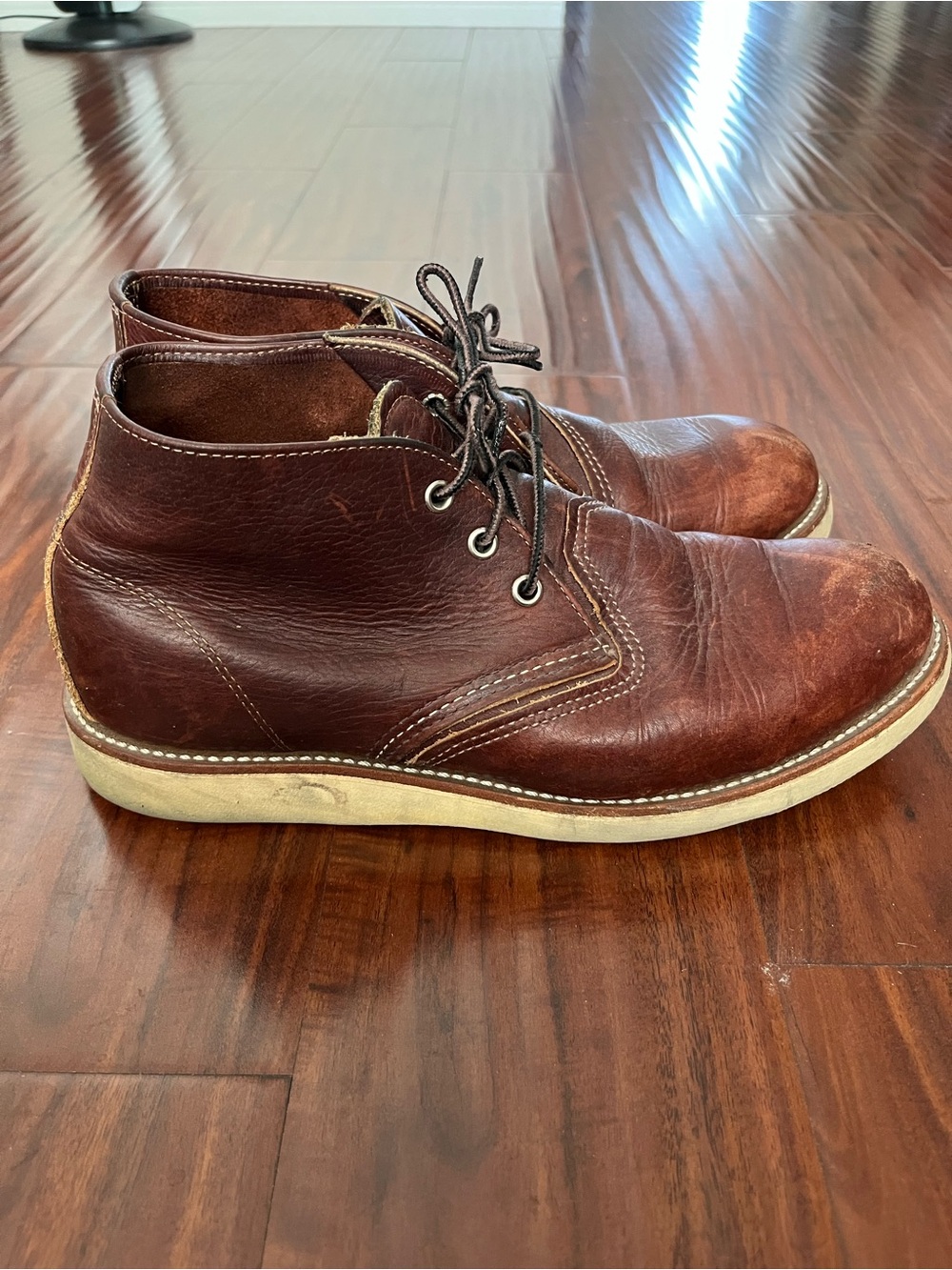 Red Wing Shoes MENS Brown Leather Chukka Boots